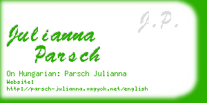 julianna parsch business card